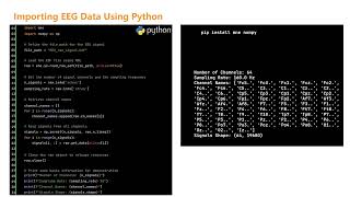 2-1 Importing EEG Data Using Python