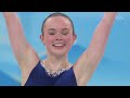 mariah bell s captivating routine to river flows in you 🎶⛸