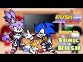 Sonic Rush in FNF || Fnf React To Blaze the Cat VS Sonic The Hedgehog (Rushshot)