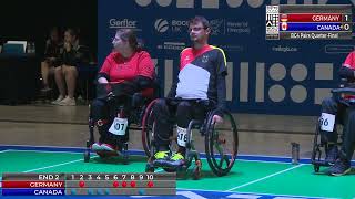 BISFed World Boccia Championships 17.08.2018. - ¼ Final - GERMANY vs. CANADA (BC4)