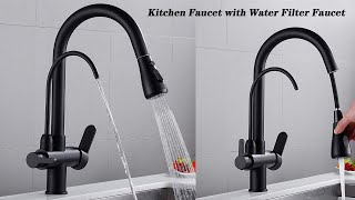 Kitchen Faucet with Water Filter Faucet/ How to choose cheap and save space faucet?