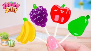 Fruit Rainbow Jelly Making 🌈 Best Miniature Rainbow Fruit Jelly Ideas 🌈 Yummy Jelly