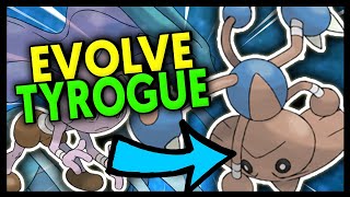 HOW TO EVOLVE TYROGUE INTO HITMONTOP ON POKEMON CRYSTAL