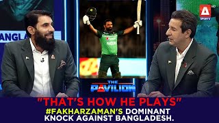 "That's how he plays" our experts highly rate #FakharZaman's dominant knock against Bangladesh.
