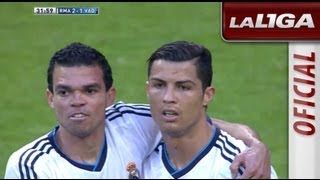 Gol de Cristiano Ronaldo (2-1) en el Real Madrid - Real Valladolid - HD