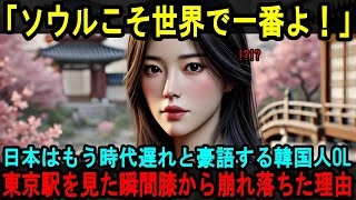 【海外の反応】「東京はソウルの足元にも及ばない！」母国を世界一と豪語する韓国人女性、東京駅を見た途端に膝から崩れ落ちた理由とは！？