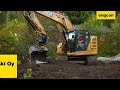 cat 325 ng u0026 engcon tiltrotator