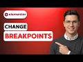 How to Change Elementor Breakpoints [2026 Full Guide]