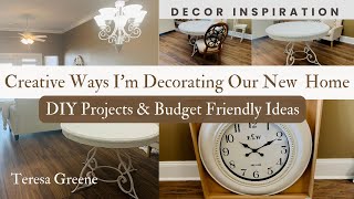 Come See How I Style Our New Home With Some Easy DIY Projects! #diy #homedecor #decor