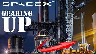 SpaceX Starship Booster 7 Lifted Using Chopsticks Arm onto the Orbital Launch Mount for Static Fire🔥