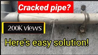 How to Fix Crack in a PVC Pipe!