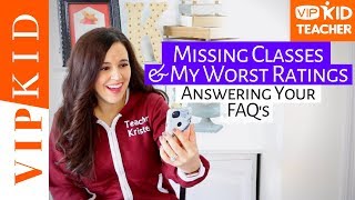 MY WORST MONTH, 1 APPLE RATING, \u0026 TNS → Answering your FAQ as a VIPKID Teacher 🍎