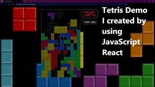 Tetris Demo I created using JavaScript React