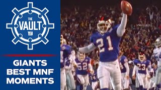 Giants All-Time BEST Moments from Monday Night Football | New York Giants Highlights