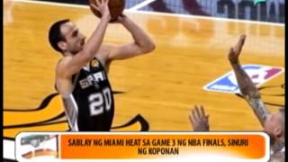Balitaan - Sports Ngayon: Sablay ng Miami Heat sa Game 3 ng NBA Finals, sinuri ng koponan [06/13/14]