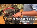 Time Lapse: How to String a Yonex Vcore SV 100 Tennis Racquet