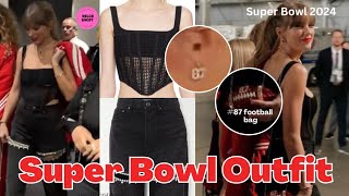 OMG!! Taylor Swift STUNS with #87 NECKLACE & Football Bag to SHOW love for Travis Kelce at SBLVIII