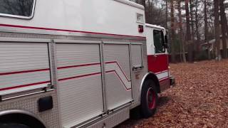 1991 Spartan Rescue Truck Live Video Running