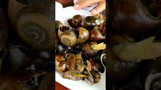 Steamed snails