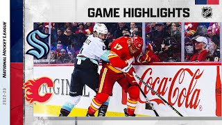 Kraken @ Flames 11/1 | NHL Highlights 2022