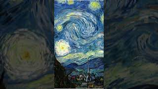 The Starry Night - Van Gogh - 1889 #music #art #vangogh #painting #history