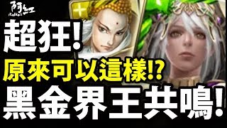 【神魔之塔】阿紅實況 ►『讓黑金界王共鳴！』整隊超狂傷害！【新黑金實戰】