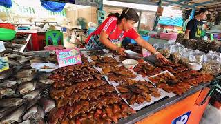 ปลาแดดเดียวตลาดวัดไผ่โรงวัว จ.สุพรรณบุรี