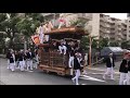 2019 10 13 大和高田のだんじり 橋室地車 昼の曳行