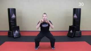 33 Minute Krav Maga Workout - Lower Body HIIT + Krav Combatives