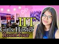 IIT Girls Hostel Room Tour 💜 Rosaline Hostel 🦋 IIT ( ISM) Dhanbad #iit #hostel #roomtour