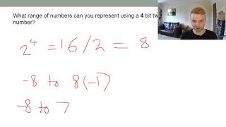 Two's Complement - Range of Numbers (Higher Computing)
