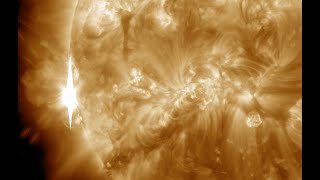 X Class Solar Flare From NEW Sunspots