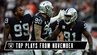 Raiders’ Top Plays From November of the 2021 Season | NFL