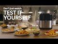 Hisense Inspire - Air Fryer H06AFBS1S3 - Money saving healthy frying with no oil and no preheating