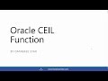 Oracle CEIL Function