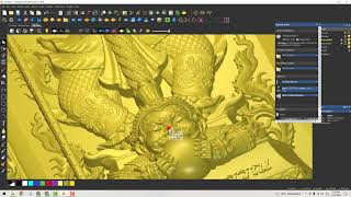 ท้าวเวสสุวรรณ[STL] Machine relief - ArtCAM2018 สอนโดย...ช่างเกมส์ ซีเอ็นซี MOYA CNC