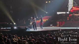 Guns N Roses NIght Train @  Not in This Lifetime Tour Staples Center