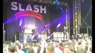 Slash ft. Myles Kennedy & The Conspirators - Intro + You're a Lie live at Burg Clam 2.7.2015