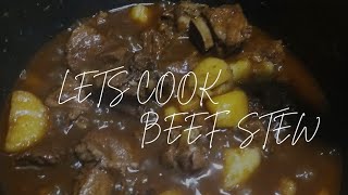 COOKING VIDEO| LET'S COOK BEEF STEW| COMFORT FOOD| SOUTH AFRICAN YOUTUBER #southafricanyoutuber