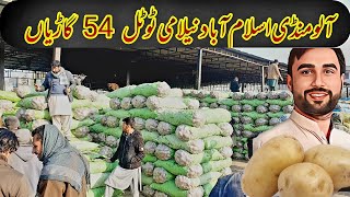 Potatoes Auction Market Islamabad