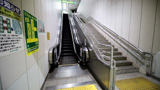 【東芝製】伊川谷駅ホーム　昇りエスカレーター