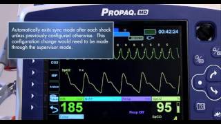 Propaq MD Synchronized Cardioversion