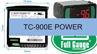 Instalación y Configuración del Controlador Full Gauge TC-900E Power para Refrigeración Congelación