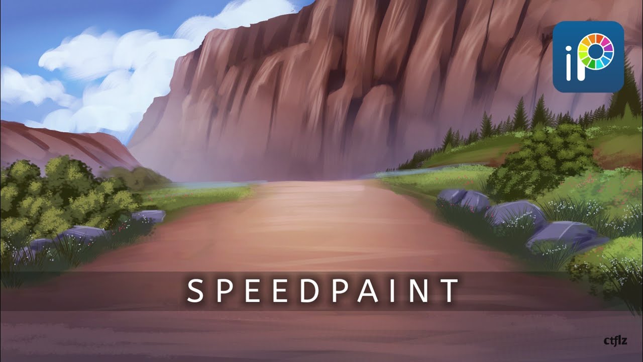 гђђibispaintгђ Background Speedpaint рџћё 08 Youtube