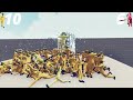 100x MASK + 1x GIANT vs EVERY GOD - Totally Accurate Battle Simulator TABS