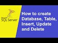 SQL Tutorial 3 | Create Database, Table, Insert, Update and Delete in a simple way