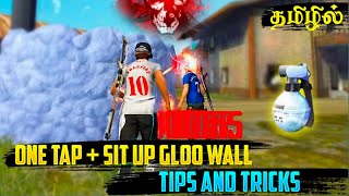 one tap + sit up gloo wall tips and tricks in tamil by maranamass Gaming