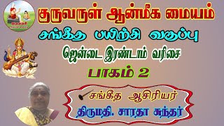 ஜென்டை இரண்டாம் வரிசைகள் _பாகம்_2 திருமதி.சாரதா சுந்தர்#சங்கீதம்