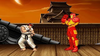 RYU vs IRON MAN - High Level Awesome Fight!!!!!