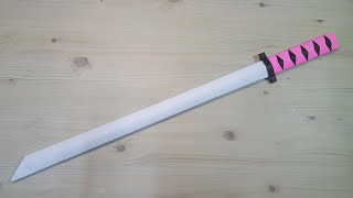 칼 싸움 할 수 있는 katana 만들기 Origami 종이접기 long sword 색종이접기 페이퍼 크래프트 おりがみ  折纸 оригами 摺紙 折り紙 اوريغامي